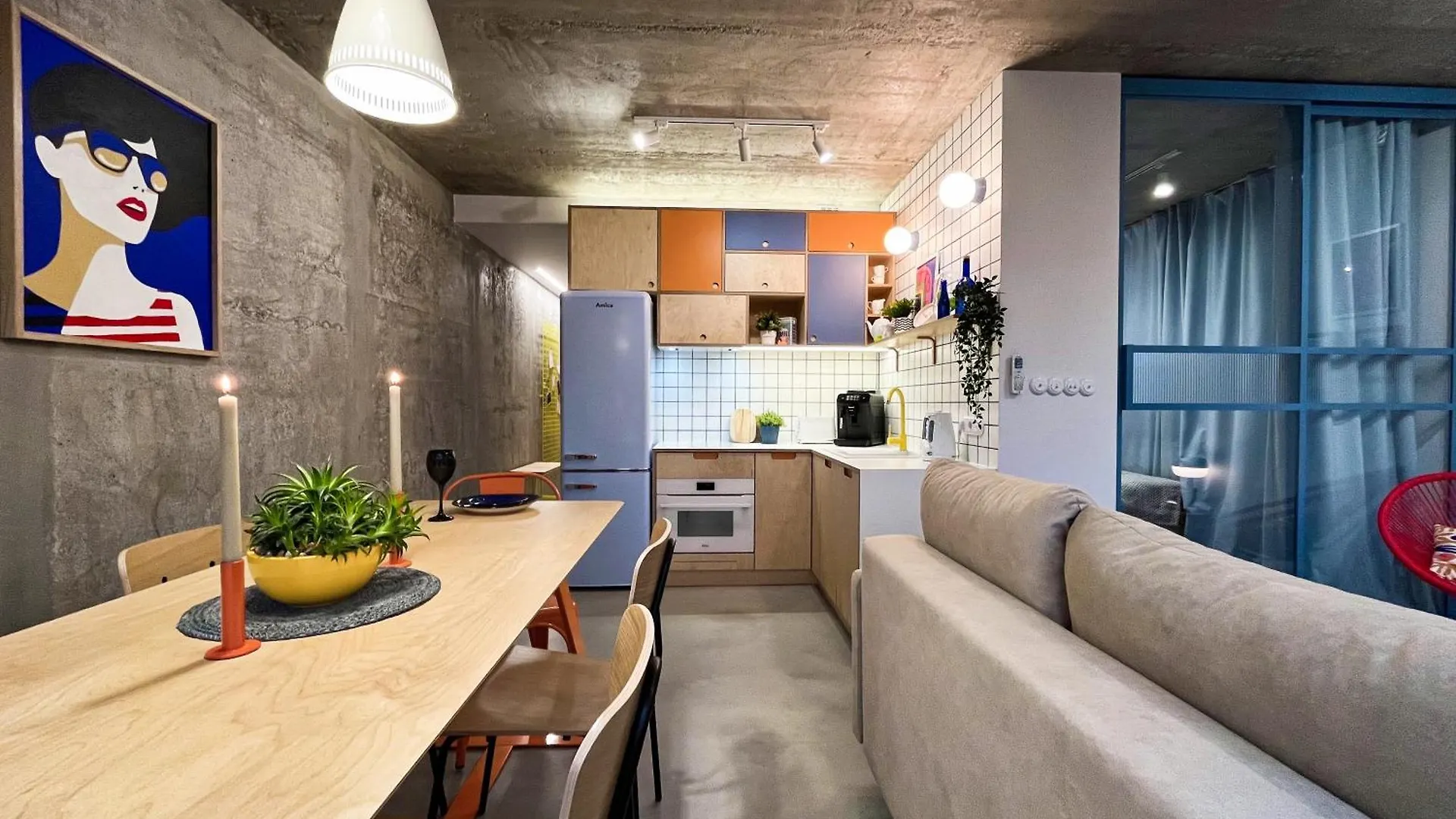 Apartment Funky Vibes Apart - Wyszynskiego 55 - Self Check-In 24H - Free Parking Wroclaw